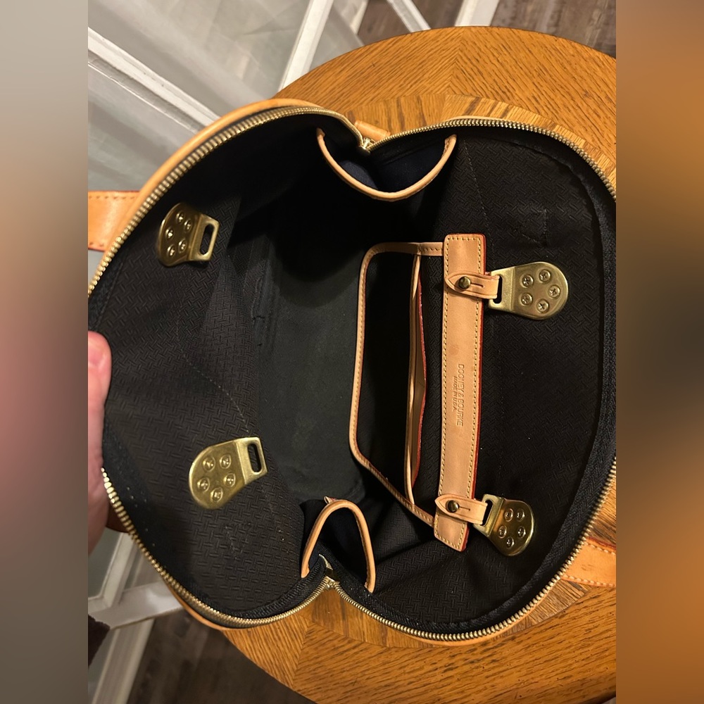 Dooney & Bourke Navy Canvas Satchel/Bag - Picture 2 of 11